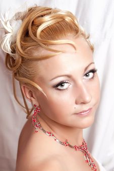 Penetrating Glance Of The Girl Stock Photography Penetrating Glance Of The Girl Stock Photography