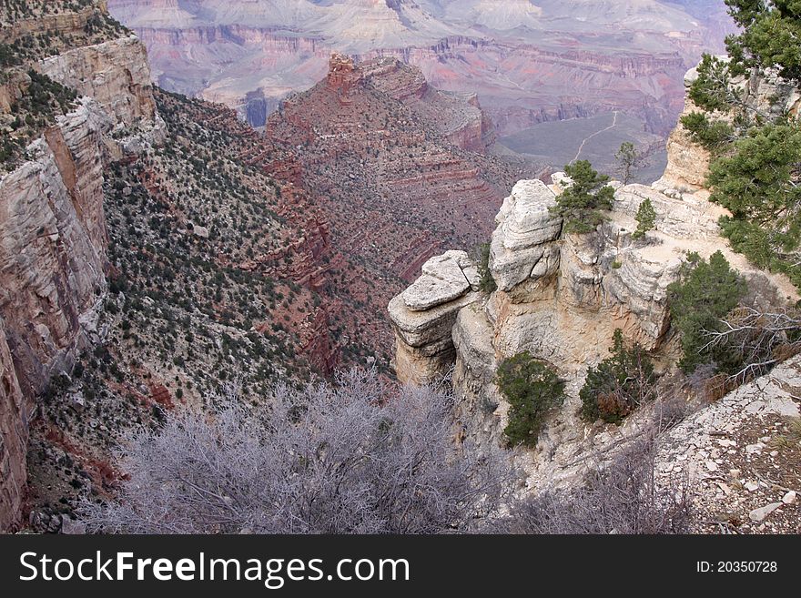 Grand Canyon Arizona Autumn The South Rim