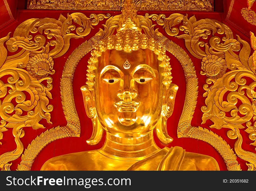 Statue of Buddha sit on the haunches in Thailand. Statue of Buddha sit on the haunches in Thailand