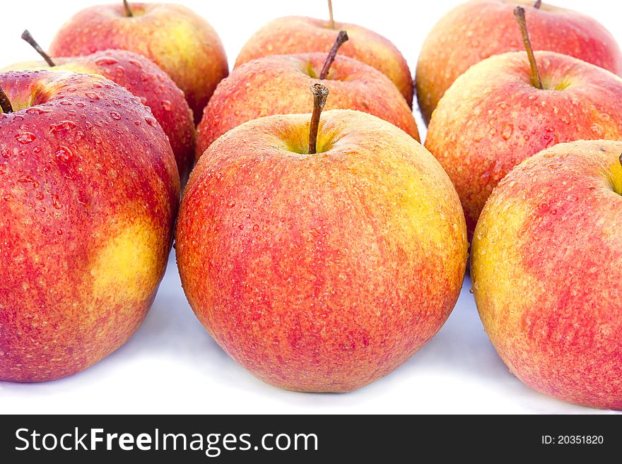 Apples Macspur isolated on a white background