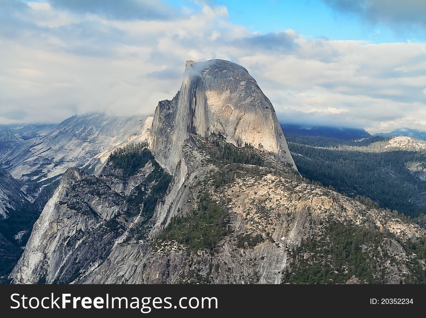 View from glacier point, yosemite national park. View from glacier point, yosemite national park