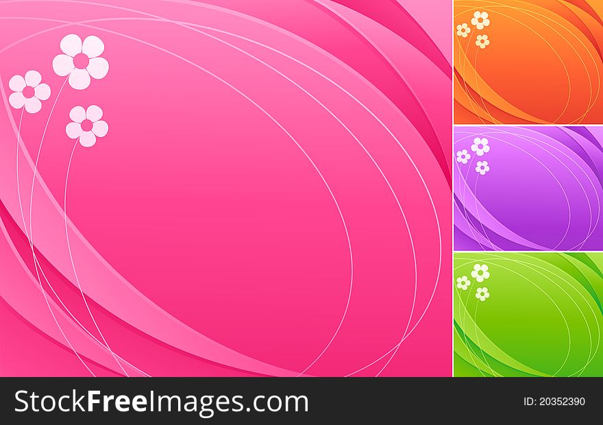 Abstract colorful backgrounds. Vector illustration.