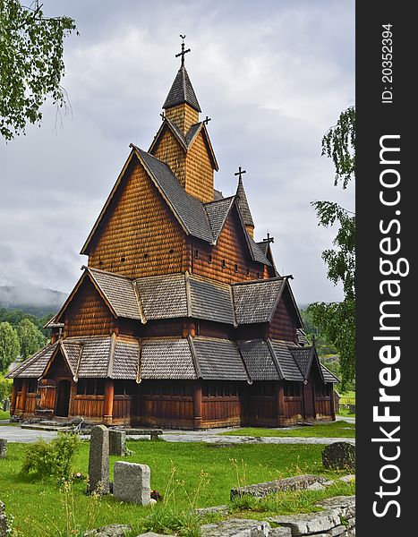 Heddal stave church in the Notodden district of Norway is often called the stave church cathedral as it is the biggest of its kind in Norway. It was founded in the 13th century and is still used for services today.