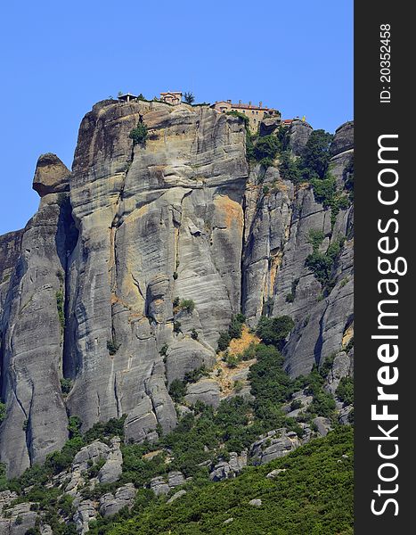 Monasteries on top Meteora rocks