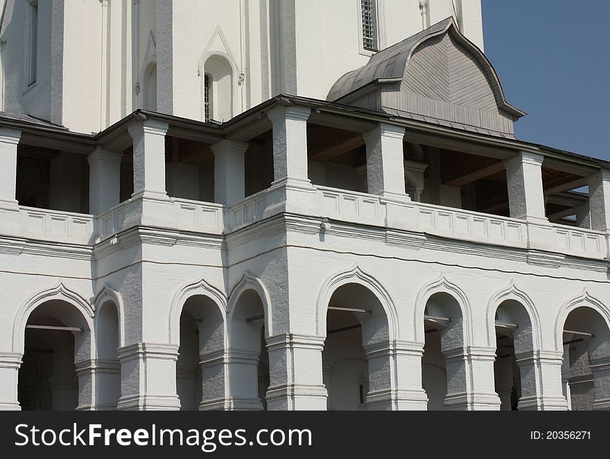 Balkony of the Ascension Church in   Kolomenskoye