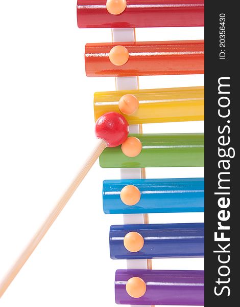 Part of childs toy xylophone