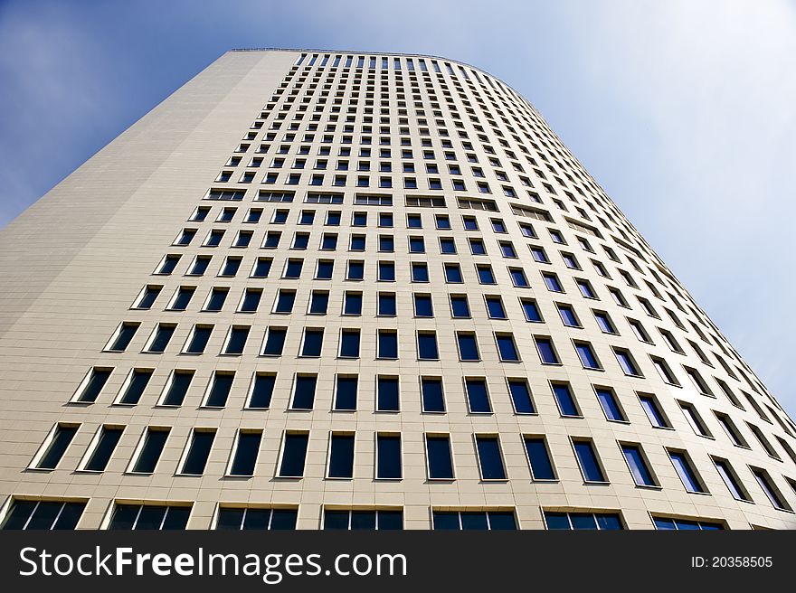 The new building of business center in Moscow, Russia. The new building of business center in Moscow, Russia