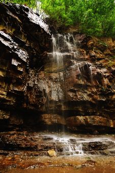 Small Waterfall Royalty Free Stock Photography Small Waterfall Royalty Free Stock Photography