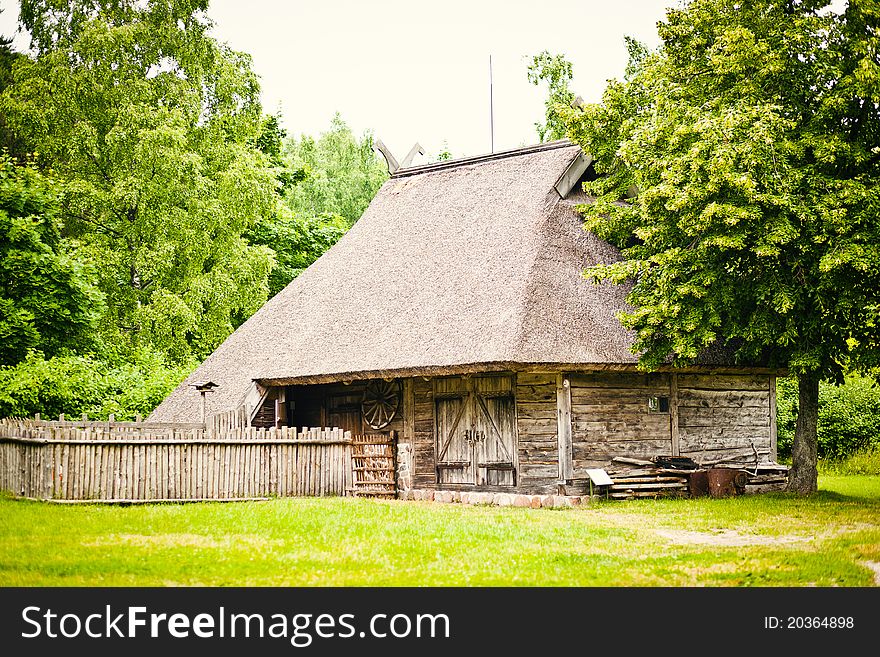 Old house in the forest