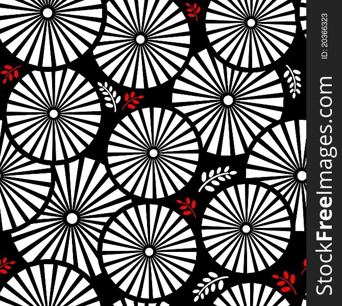 Seamless pattern with folk stylized flowers. Seamless pattern with folk stylized flowers