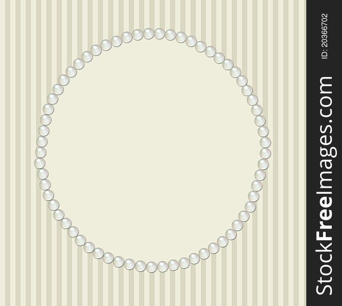 Background with pearls, for text.
