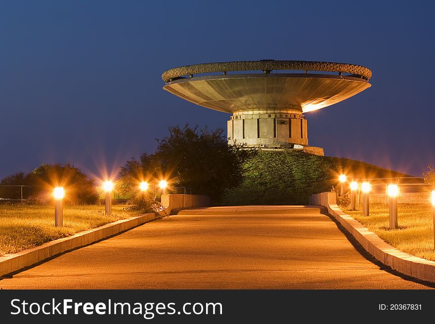 Very well known memorial Cup 'Fire of Glory' in Kiev, Ukraine. Very well known memorial Cup 'Fire of Glory' in Kiev, Ukraine