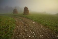 Road To The Village Royalty Free Stock Photography Road To The Village Royalty Free Stock Photography