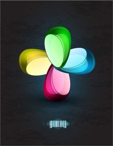 Abstract Vector Glossy Shapes Design Royalty Free Stock Image Abstract Vector Glossy Shapes Design Royalty Free Stock Image