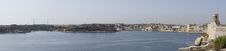 Malta Grand Harbour Panorama Royalty Free Stock Images