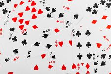 Playing Cards Background Stock Image