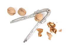 Nutcracker And Walnuts Royalty Free Stock Photos Nutcracker And Walnuts Royalty Free Stock Photos