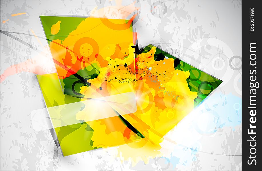 Vector Square Abstract Background
