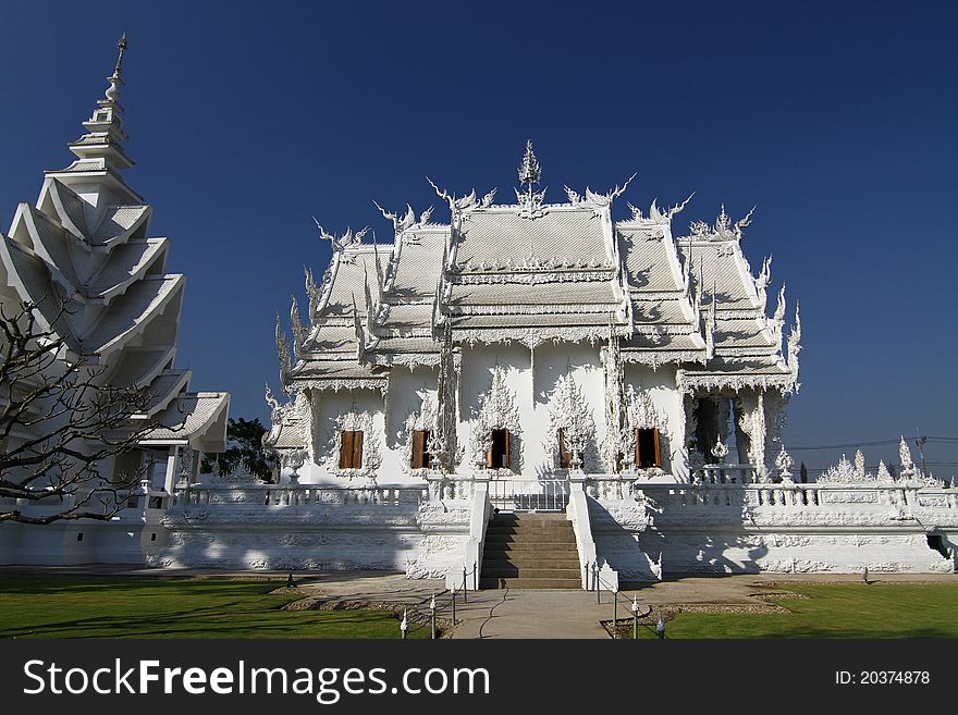 The white temple , Wat Rongkhun - Thailand