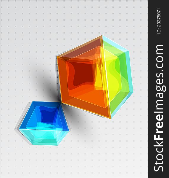 Vector Cube Background