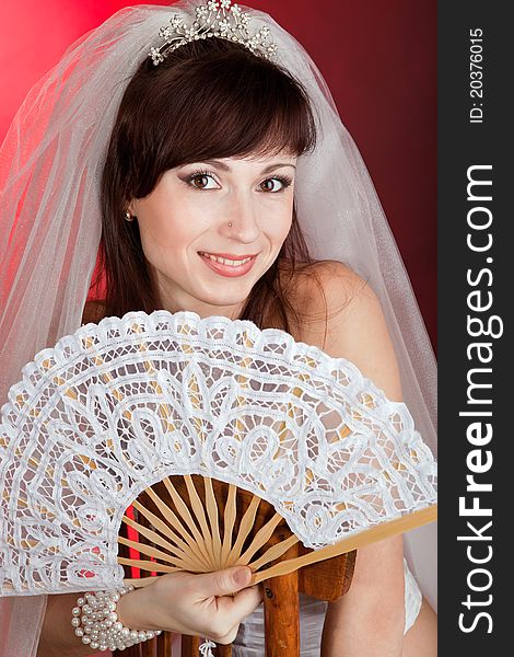 Bride With A Fan
