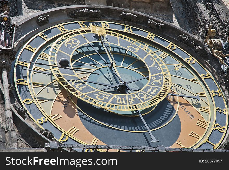 Astronomical Clock at Old Town Square, also known as The Orloj