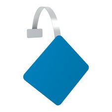 Wobbler Blue Square Royalty Free Stock Photography Wobbler Blue Square Royalty Free Stock Photography