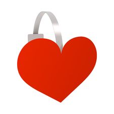 Wobbler Red Heart Royalty Free Stock Image Wobbler Red Heart Royalty Free Stock Image