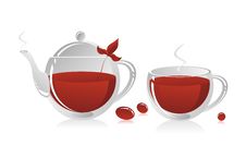 Glass Teapot Stock Photography Glass Teapot Stock Photography