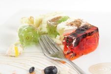 Fancy Half Eaten Cake Stock Images Fancy Half Eaten Cake Stock Images