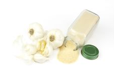 Garlic And Powder Stock Photos