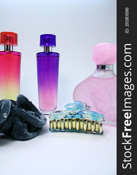 Perfume and hair accessory