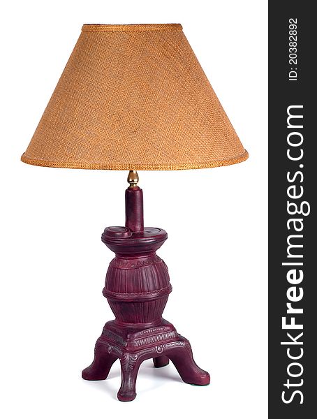 Studio shot of Classic Old West Lamp on white background