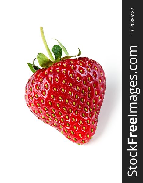 Fresh strawberry  on a white background