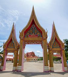 Temple Portal Royalty Free Stock Photo Temple Portal Royalty Free Stock Photo