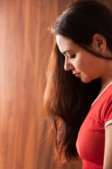 Pretty Indian  Woman Portrait Royalty Free Stock Photography
