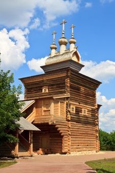 Wooden Church In Kolomna Royalty Free Stock Photos