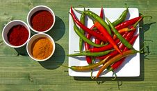 Assorted Chillies Stock Images Assorted Chillies Stock Images
