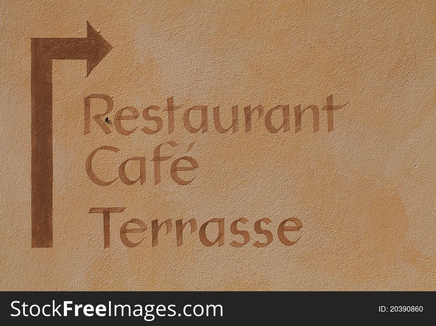 Sign Cafe, Terrace, Restaurant