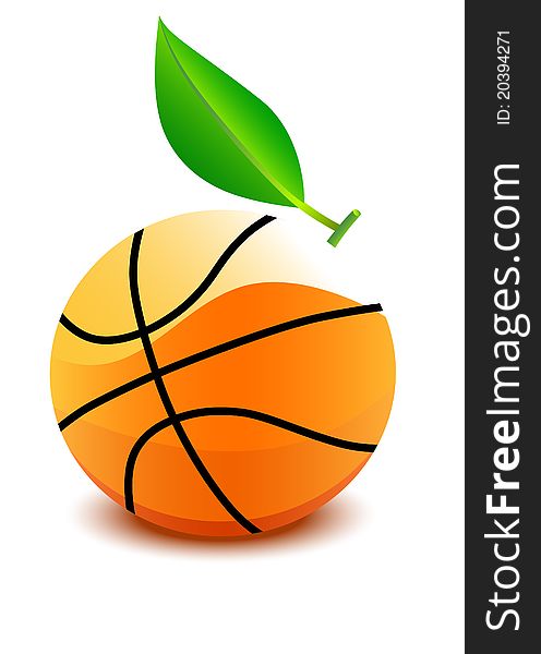 Basketball Ball - An Orange