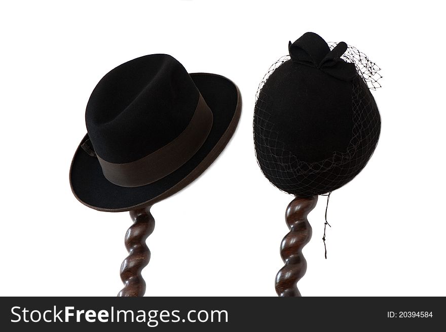 Women and man hat