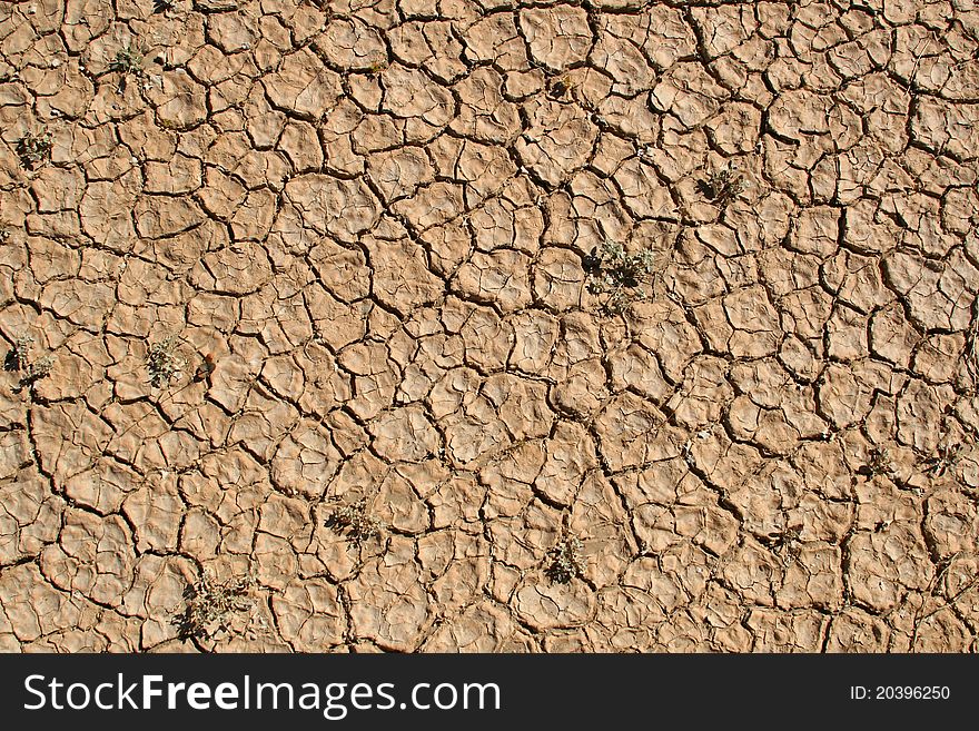 Dried mud at Death Valley National park