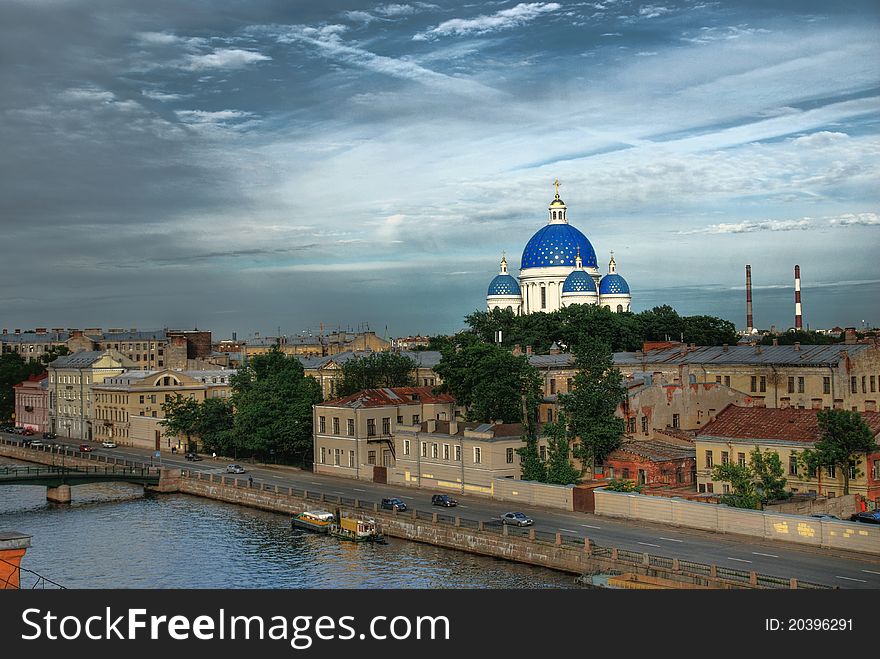 Trinity cathedral after restoration, Peterburg