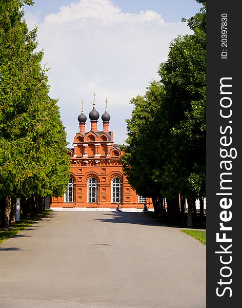 The Orthodox Church in center of Kolomna. The Orthodox Church in center of Kolomna