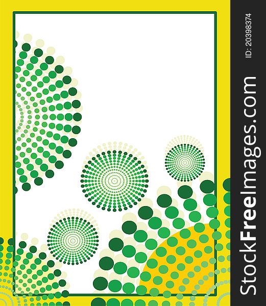 Abstract funky background with circles. Abstract funky background with circles