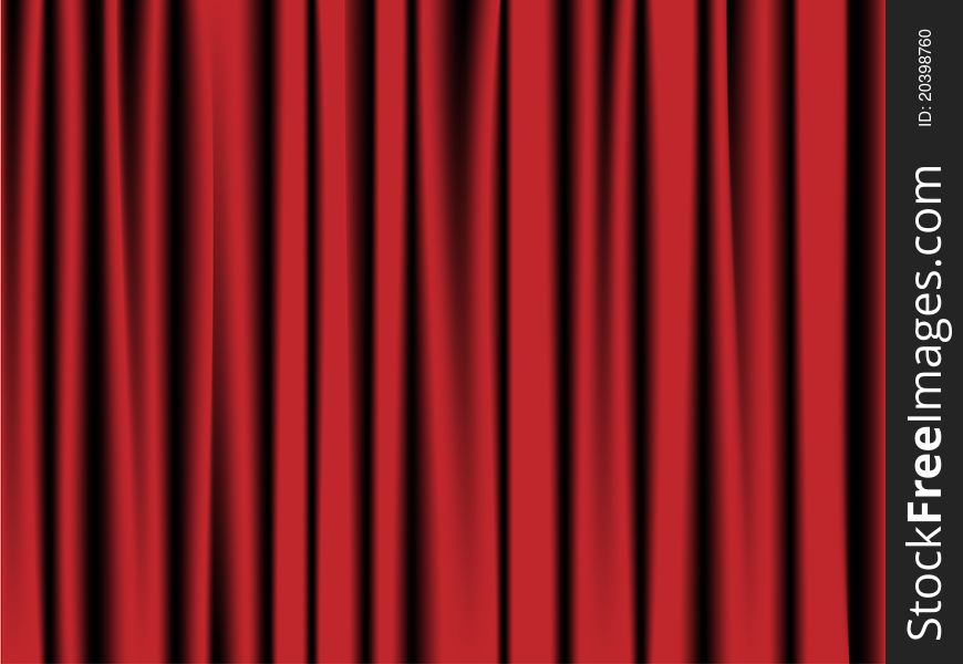 Illustration of a curtain. made in illustrator.