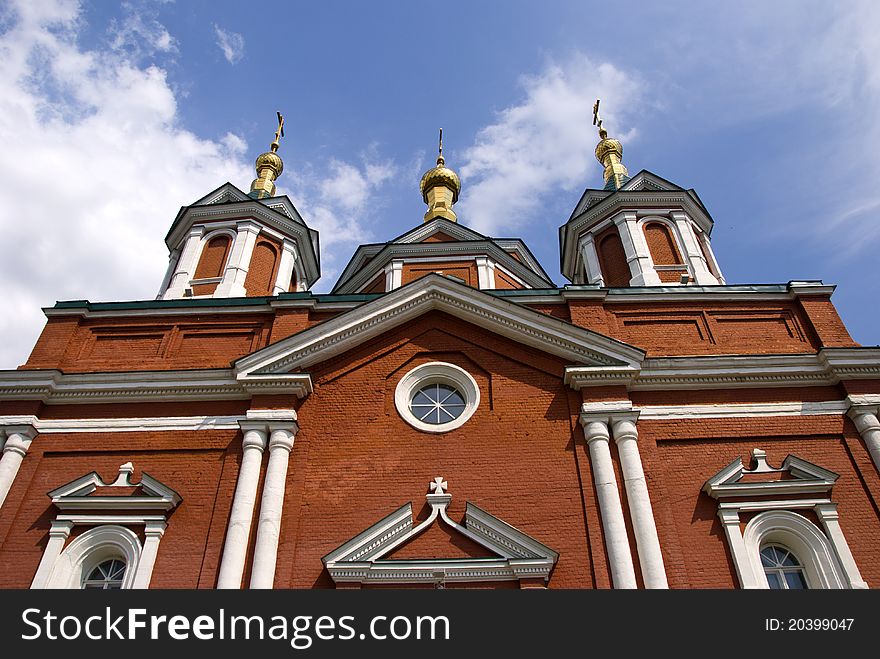 The Orthodox Church in center of Kolomna. The Orthodox Church in center of Kolomna