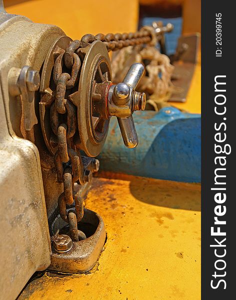 Boat anchor chain