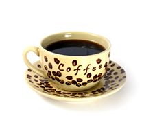 Cup With Black Coffee Stock Photos Cup With Black Coffee Stock Photos