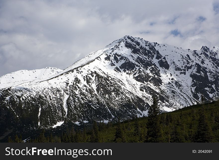 Mountains. Picture taken in Tatry mountains in Poland.